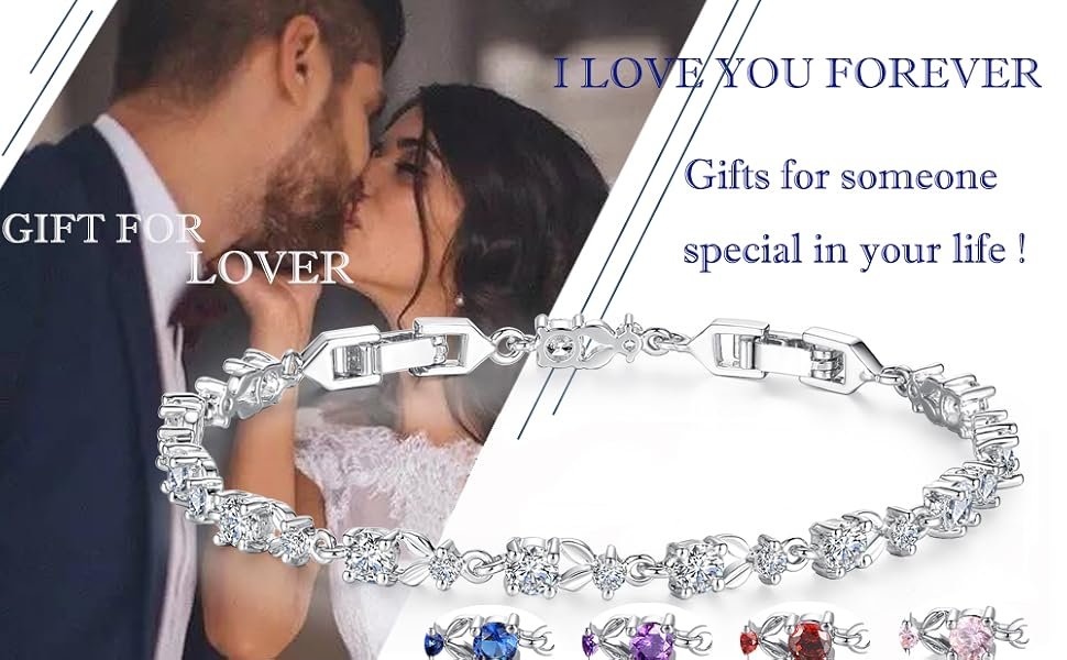 white gold tennis bracelets