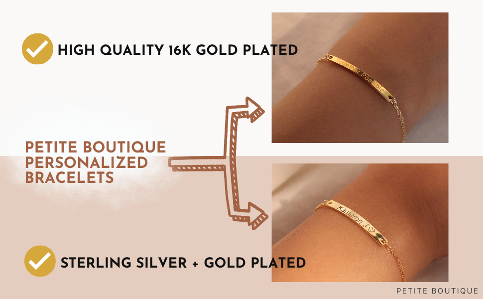 16k gold plated bracelet