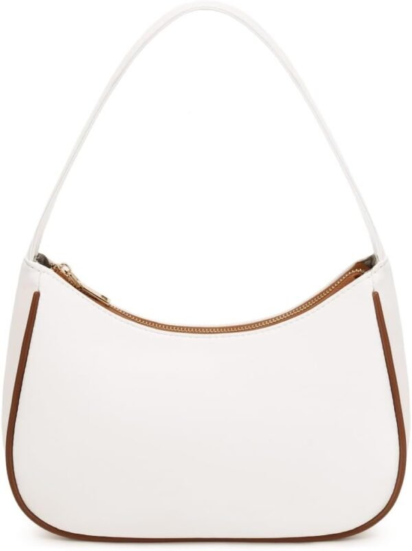 Shoulder Bags for Women, Cute Hobo Tote Handbag Mini Clutch Purse with Zipper Closure