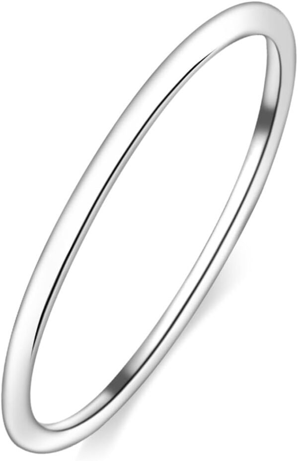 S925 Sterling Silver Birthstone Stackable Rings for Women Mother with Cubic zirconium Mom Ring Mother's Day Jewelry Gifts for Wife