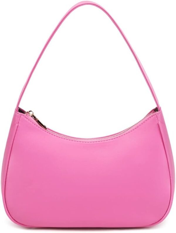 Shoulder Bags for Women, Cute Hobo Tote Handbag Mini Clutch Purse with Zipper Closure