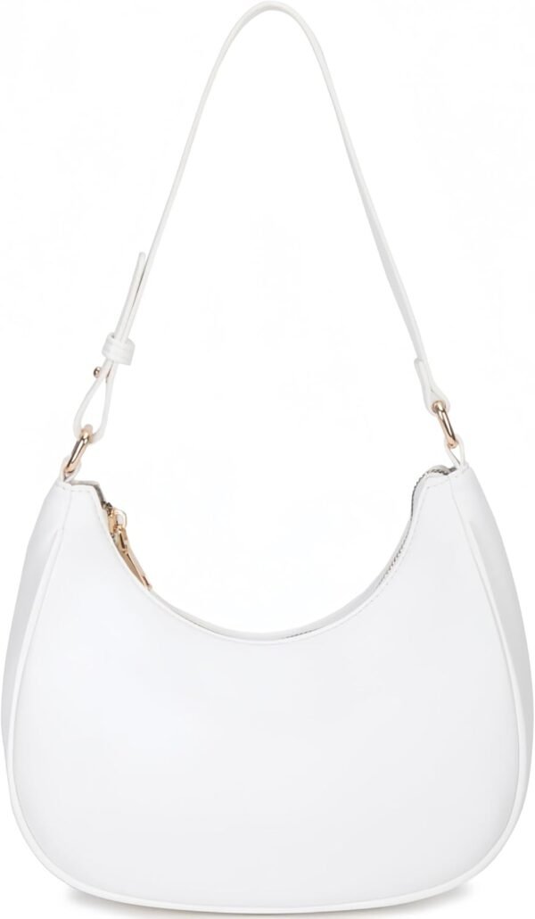 Shoulder Bags for Women, Cute Hobo Tote Handbag Mini Clutch Purse with Zipper Closure