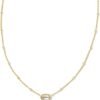 Gold-Plated Satellite Short Pendant Necklace, Fashion Jewelry for Women