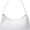 Shoulder Bags for Women, Cute Hobo Tote Handbag Mini Clutch Purse with Zipper Closure
