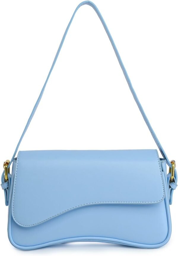 51OSfXH7QJL._AC_SL1500 PU Leather Tote Bag for Women with 2 Removable Straps and Zipper Closure