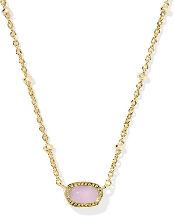 Gold-Plated Satellite Short Pendant Necklace, Fashion Jewelry for Women