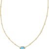 Gold-Plated Satellite Short Pendant Necklace, Fashion Jewelry for Women