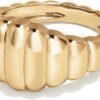 Gold Plated Rings for Women - Trendy Cubic Zirconia   Gold Filled Stackable Rings