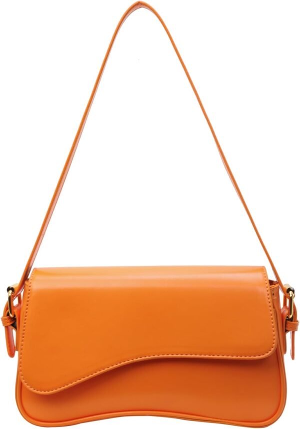 51bPQhi_3JL._AC_SL1500 PU Leather Tote Bag for Women with 2 Removable Straps and Zipper Closure