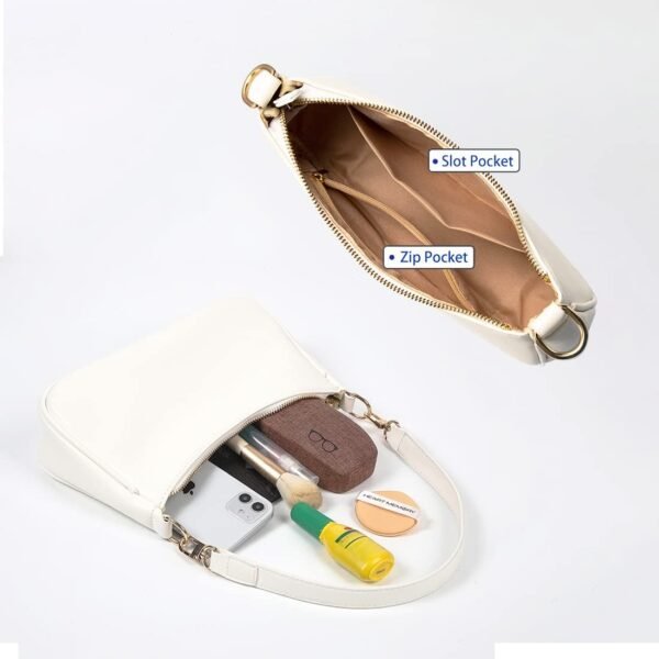 51eWJ_AIiYL._AC_SL1100 Clutch Tote Handbags with 2 Removable Straps and Zipper Closure Crossbody Bags Shoulder Purse Handbag for Women