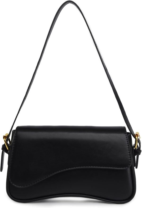 51jTK3BpZmL._AC_SL1500 PU Leather Tote Bag for Women with 2 Removable Straps and Zipper Closure