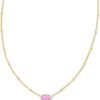 Gold-Plated Satellite Short Pendant Necklace, Fashion Jewelry for Women