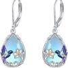 Hummingbird Earrings Bird Dangle 925 Sterling Silver Jewelry Gifts for Women