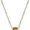 Gold-Plated Satellite Short Pendant Necklace, Fashion Jewelry for Women