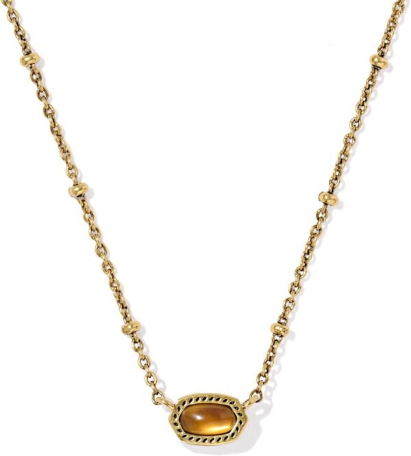 Gold-Plated Satellite Short Pendant Necklace, Fashion Jewelry for Women