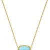 616CessMMtL._AC_SL1500 Oval Pendant Necklace in Red White and Blue Star Illusion and Gold