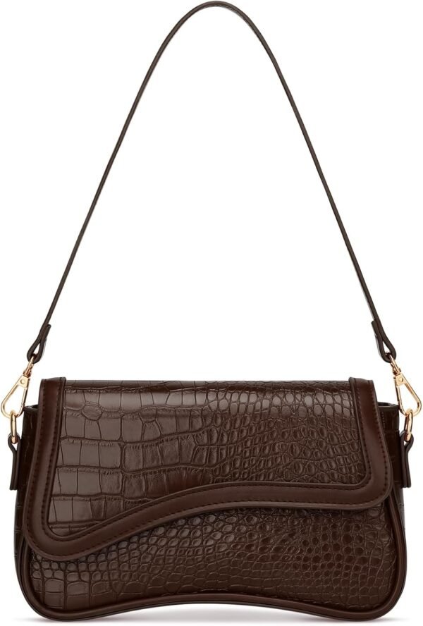 617NcmkjbXL._AC_SL1500 Shoulder Bag for Women Small Clutch Purses Cute Hobo Handbag Trendy Underarm Bag