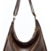 Hobo Bags for Women, Ultra Soft Foldable Vegan Leather Shoulder Handbag, Stylish Slouchy Tote Purses