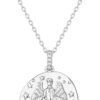 Gold Plated Engraved Coin Pendant Necklaces for Women | Byzantine Coin Pendants | Bohemian Necklace