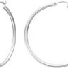Gold Hoop Earrings for Women   Real Gold Plated Hoops with 925 Sterling Silver Post