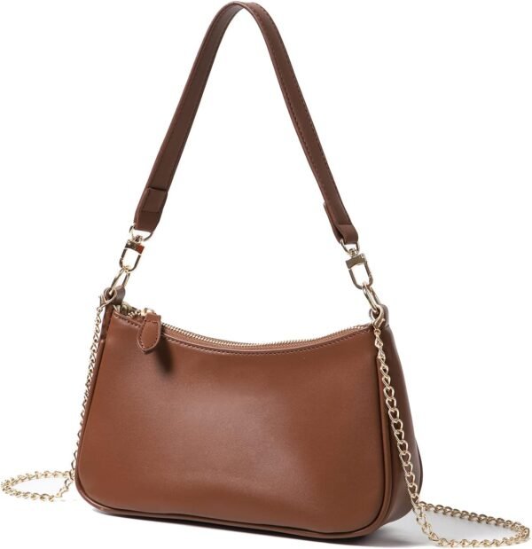 61MZmIHPpSL._AC_SL1500 Clutch Tote Handbags with 2 Removable Straps and Zipper Closure Crossbody Bags Shoulder Purse Handbag for Women