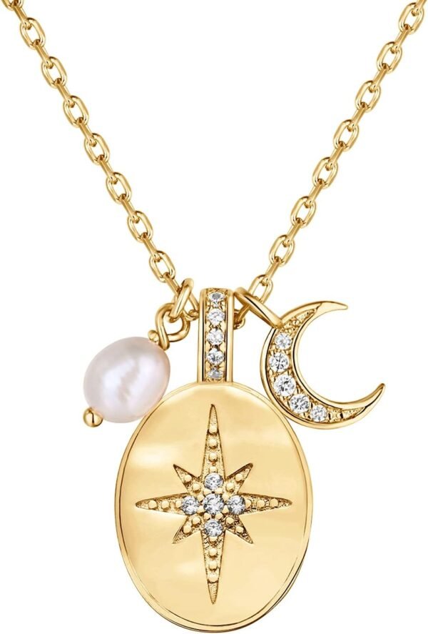 Gold Plated Engraved Coin Pendant Necklaces for Women | Byzantine Coin Pendants | Bohemian Necklace