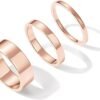 Gold Plated 3 Rings Set | Gold Stacking Rings for Women | Stacking Ring Set