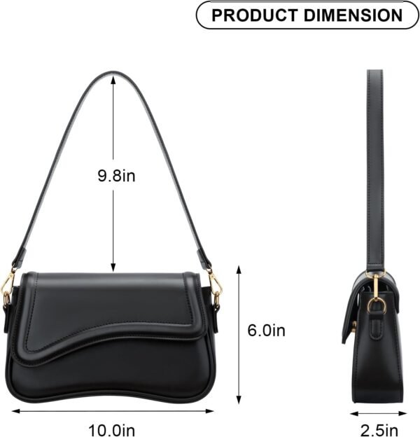 61OwlnEkXrL._AC_SL1500 Shoulder Bag for Women Small Clutch Purses Cute Hobo Handbag Trendy Underarm Bag
