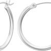 Gold Hoop Earrings for Women   Real Gold Plated Hoops with 925 Sterling Silver Post