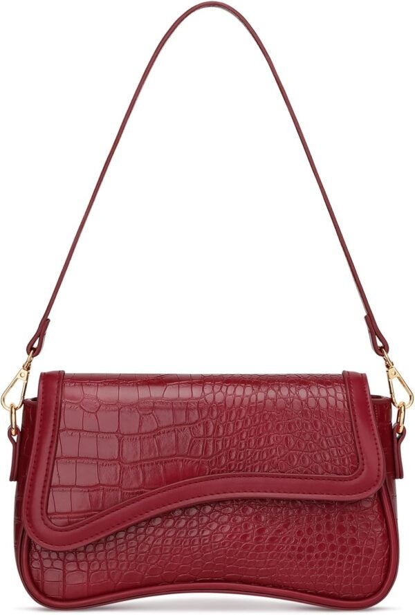 61aRLJhE9lL._AC_SL1500 Shoulder Bag for Women Small Clutch Purses Cute Hobo Handbag Trendy Underarm Bag