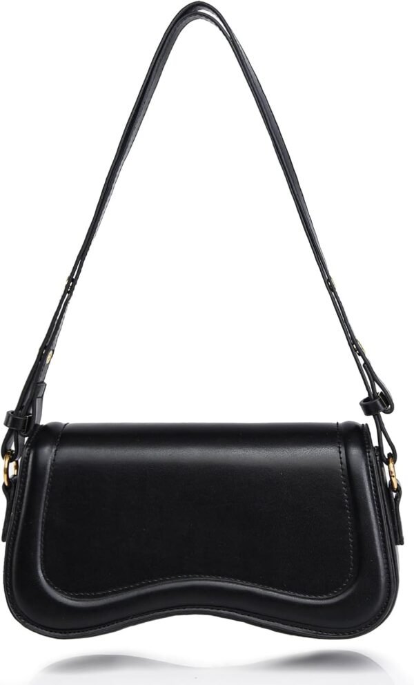 61cnSy4f1QL._AC_SL1500 PU Leather Tote Bag for Women with 2 Removable Straps and Zipper Closure