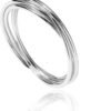 Plated Interlocked Rolling Anxiety Fidget Ring for Women and Men - Stacking Gold Ring