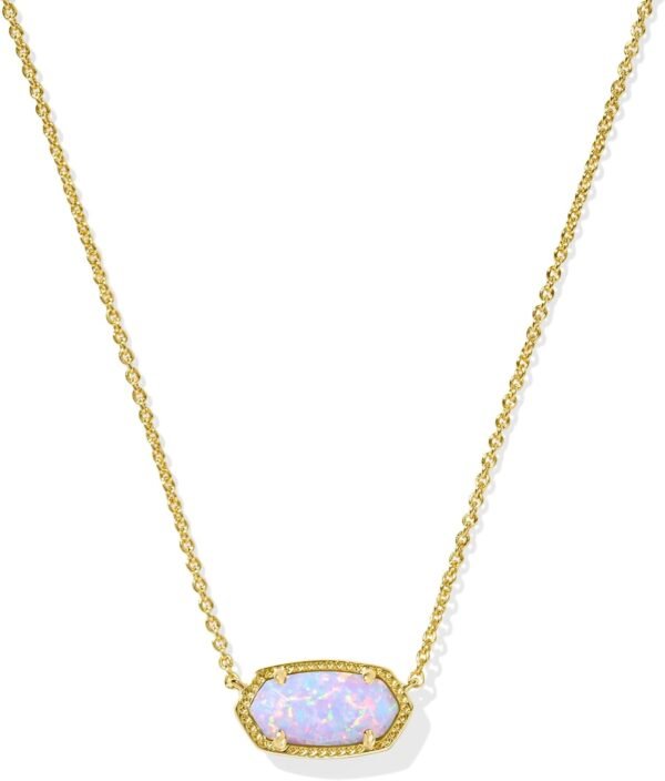 61sWkw-gfrL._AC_SL1500 Oval Pendant Necklace in Red White and Blue Star Illusion and Gold