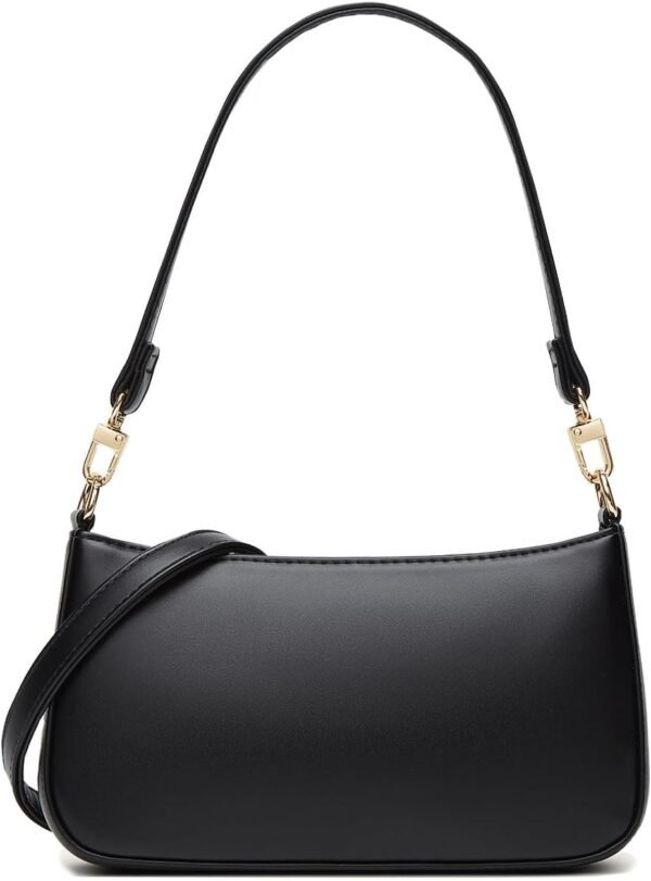 Shoulder Bags for Women, Retro Vegan Leather Classic Tote HandBags Purse with Zipper Closure