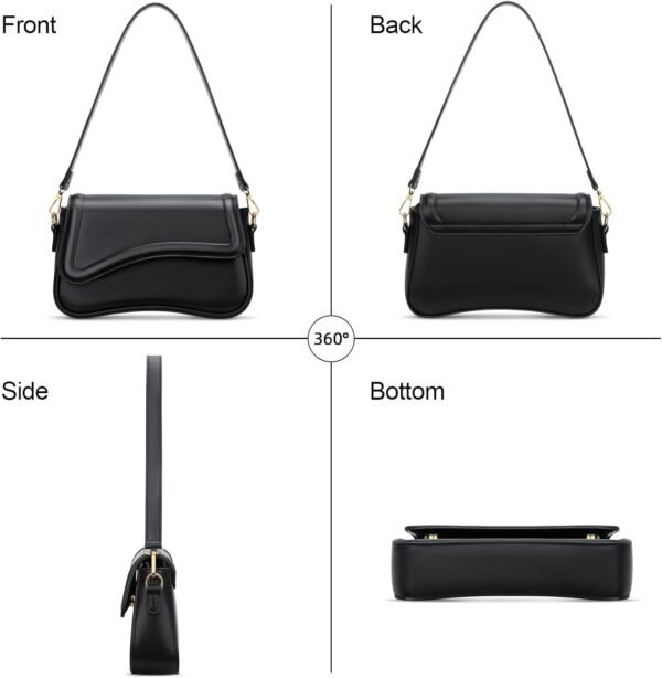 61u1sAdF23L._AC_SL1500 Shoulder Bag for Women Small Clutch Purses Cute Hobo Handbag Trendy Underarm Bag