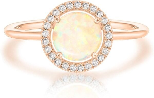 Gold Plated Crystal Birthstone Rings | Rings For Women