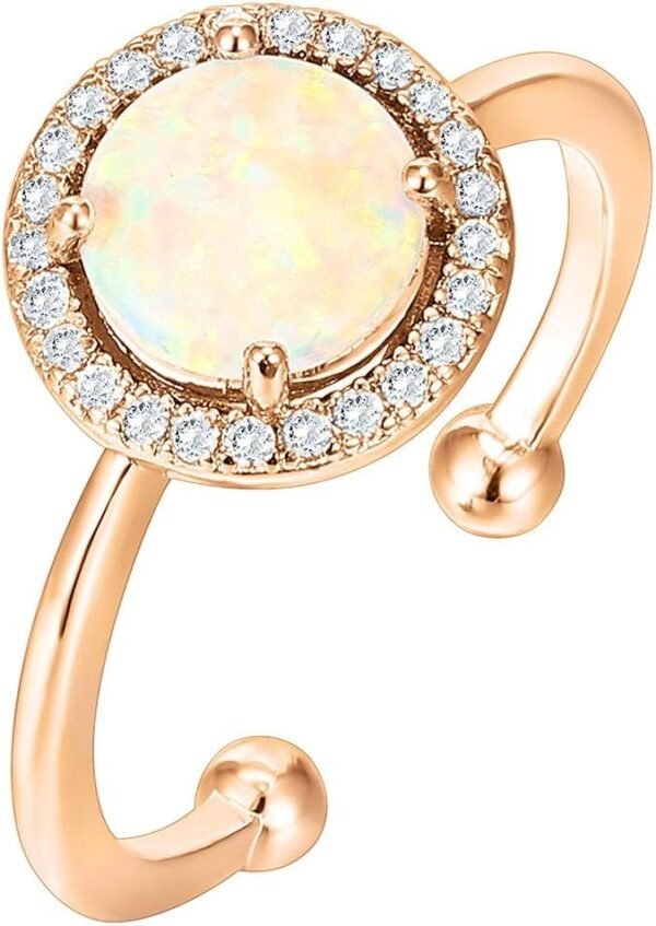 Gold Plated Crystal Birthstone Rings | Rings For Women