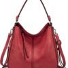 Hobo Crossbody Bags for Women Designer Faux Leather Hobo Handbags Retro Large Size Shoulder Bag Bucket Purse