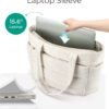 Tote Bag for Women, Lightweight Puffy Tote Bag with Compartments Shoulder Bag Handbag for Travel, Work, Gym