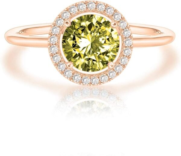 Gold Plated Crystal Birthstone Rings | Rings For Women