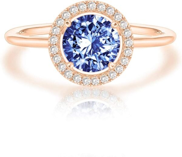 Gold Plated Crystal Birthstone Rings | Rings For Women