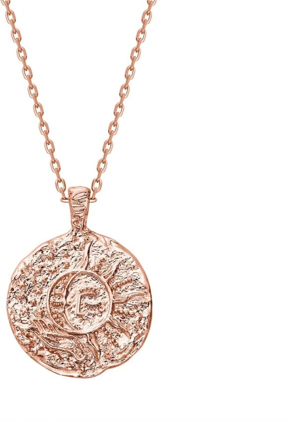 Gold Plated Engraved Coin Pendant Necklaces for Women | Byzantine Coin Pendants | Bohemian Necklace