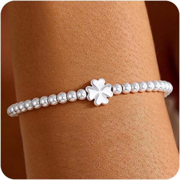 Gold Bracelets for Women  Gold Beaded Bracelets Stackable Bracelets for Women Gold Charm Bracelet Non Tarnish Gold Jewelry for Women Trendy