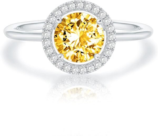 Gold Plated Crystal Birthstone Rings | Rings For Women