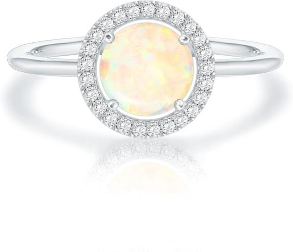 Gold Plated Crystal Birthstone Rings | Rings For Women