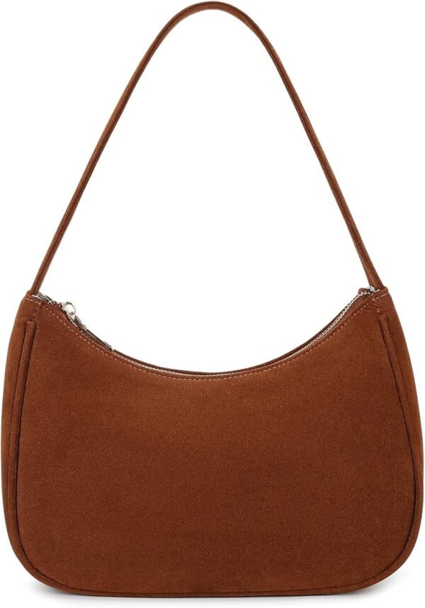 Shoulder Bags for Women, Cute Hobo Tote Handbag Mini Clutch Purse with Zipper Closure