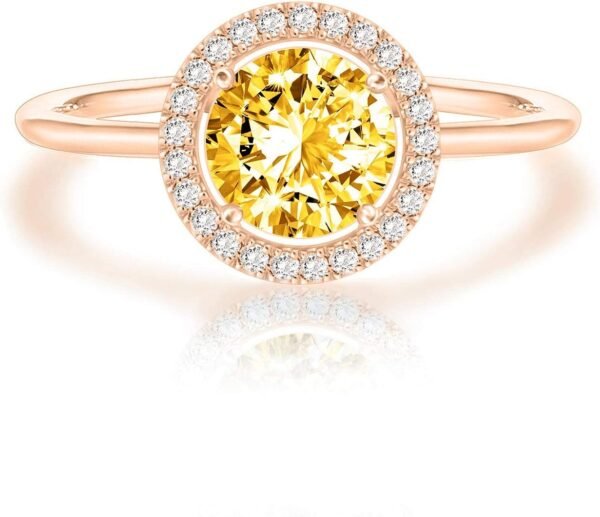 Gold Plated Crystal Birthstone Rings | Rings For Women
