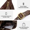 Hobo Bags for Women, Ultra Soft Foldable Vegan Leather Shoulder Handbag, Stylish Slouchy Tote Purses