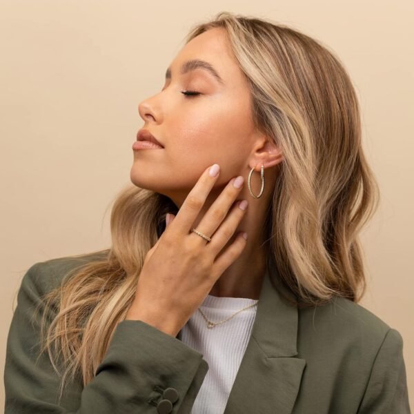 Gold Plated Rings Cubic Zirconia Band | Gold Rings for Women