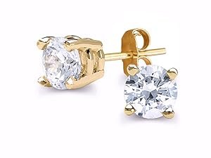 Lab Grown Stud Earrings